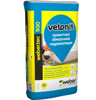 Ветонит Вебер.тек 930 Цементная обмазочная гидроизоляция