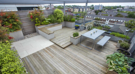 Монтаж эксплуатируемой кровли