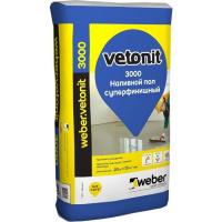 Ветонит Вебер.ветонит 3000 20кг суперфинишный наливной пол