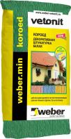 Ветонит Декоративная штукатурка Вебер мин 2.0 мм ""короед"" 25кг