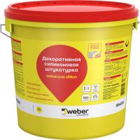 Ветонит Вебер пас силикон 1.5-2мм фасадная силиконовая декоративная штукатурка Ветонит