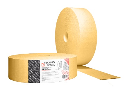 Лента Вибродемпирующая СтопЗвук V100 (30м x 100мм x 4мм) Техносонус