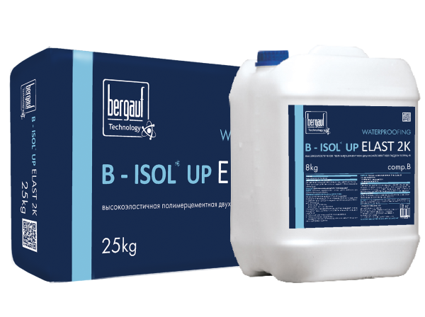 Эластичная гидроизоляция B-ISOL UP ELAST 2K комплект
