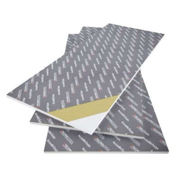 Панель АкустикГипс (AcousticGyps) M1 (1,2м x 0,59м x 17мм) 0,708м2