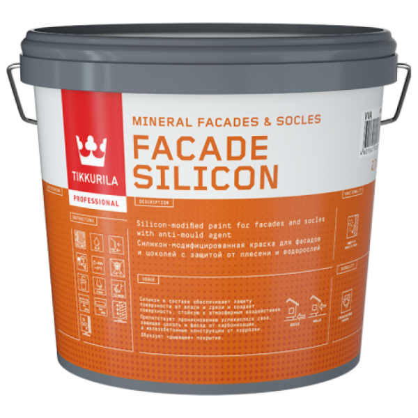 Краска фасадная Facade Silicon VVA гл/мат 9л Tikkurila