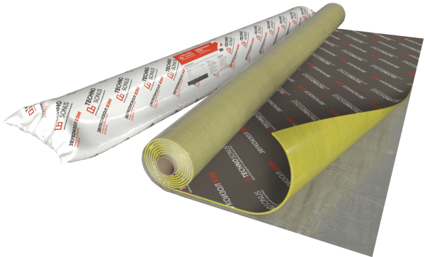 Мембрана Звукоизол ВЭМ 4 смк (2,5м x 1,2м x 4мм) 3м2 Техносонус звукоизоляция полов, стен, потолков,перегородок